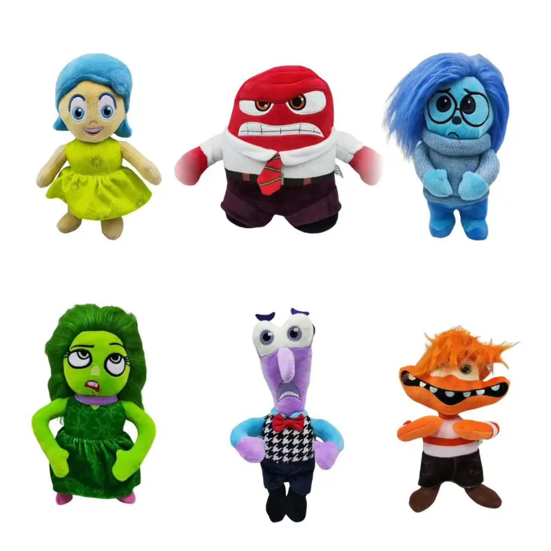 

New Inside Out 2 Anime Figure Plush Toys Ennui Anxiety Envy Embarrassment Doll Plush Inside Out Action Fiugre Doll Toy Kid Gift