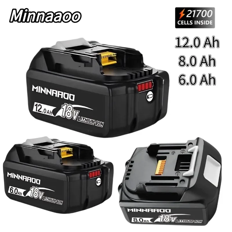 

Replacement Makita DTW600 6.0Ah 18V Rechargerable Battery for Makita DDF487 DTD173 DTW700 DGA404 Replacement Lithium Battery