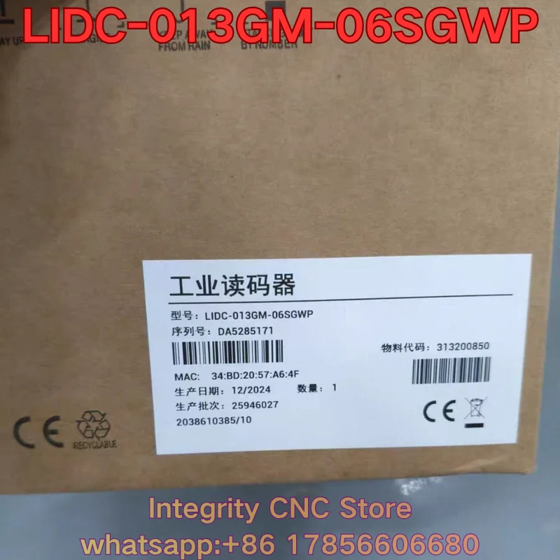 New LIDC-013GM-06SGWP industrial code reader