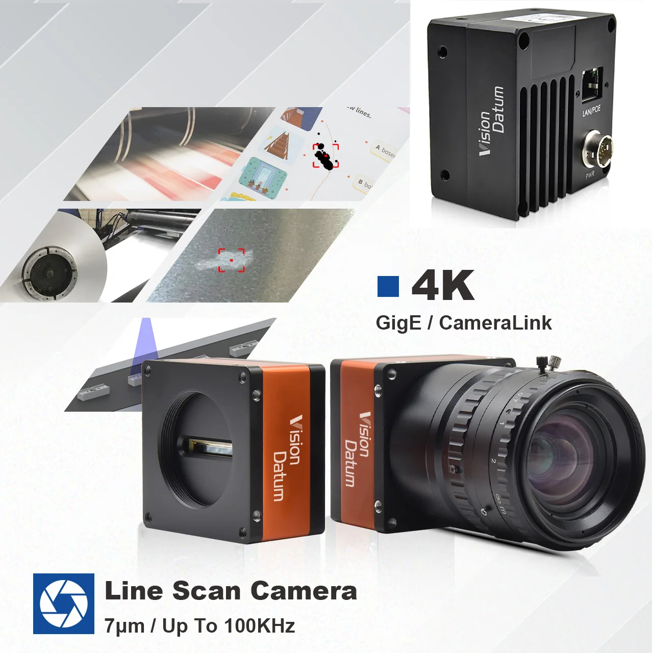 

Mars 4k 180 кГц Cameralink Линейный сканер Промышленная камера для камеры распознавания сканера штрих-кода производственной линии