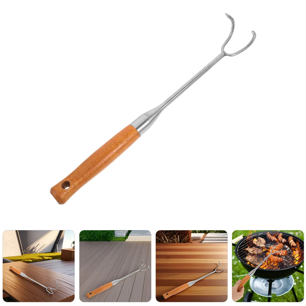 

Heavy Duty Stainless Steel Meat Hook Flipper 50cm for Outdoor Grilling Cooking Bbq Food Flipper Turner Meat Hanging Hooks