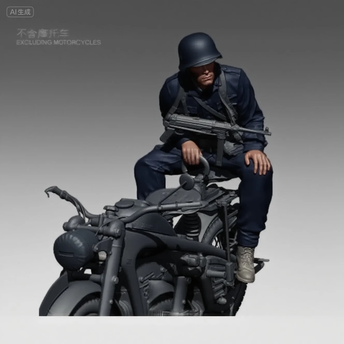 

1/35 Self assembly and coloring of resin soldier models (excluding motorcycles) A-2114