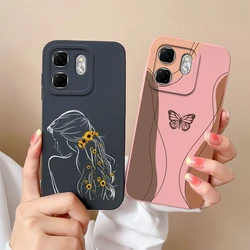 Case For Infinix Smart 9 Pretty Sweet Girls Silicone Soft Protective Back Cover For InfinixSmart 9 Ultrathin Fundas Bumper Coque