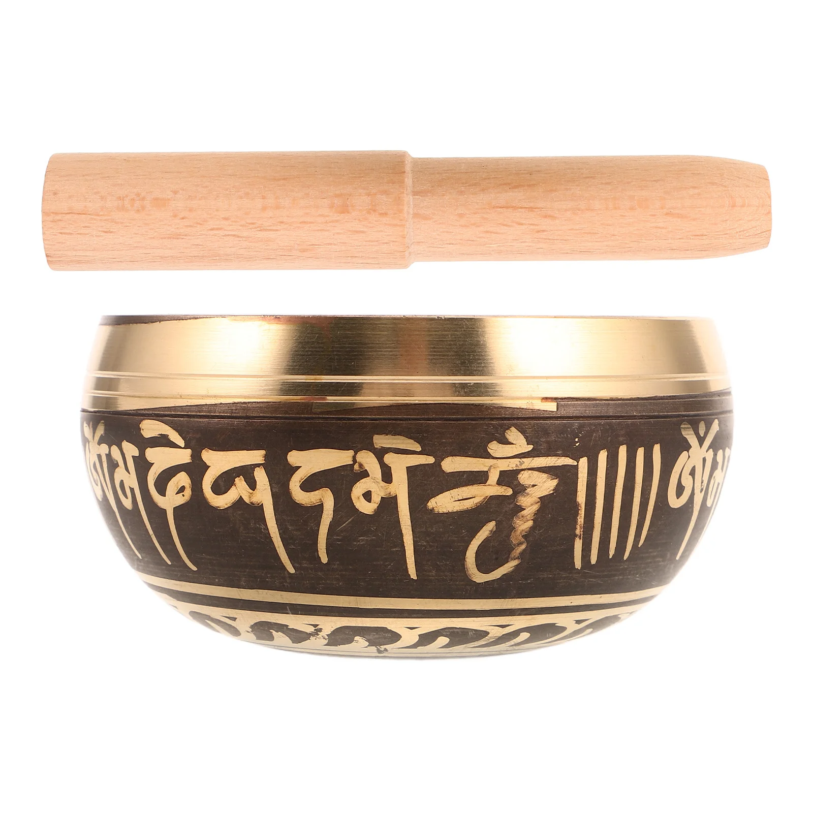 1Set Kupfer Klangschale Tibetisch Handgefertigte Metall Meditation Klangschale Yoga Entspannung Friedliche Dekorative Klangschalen