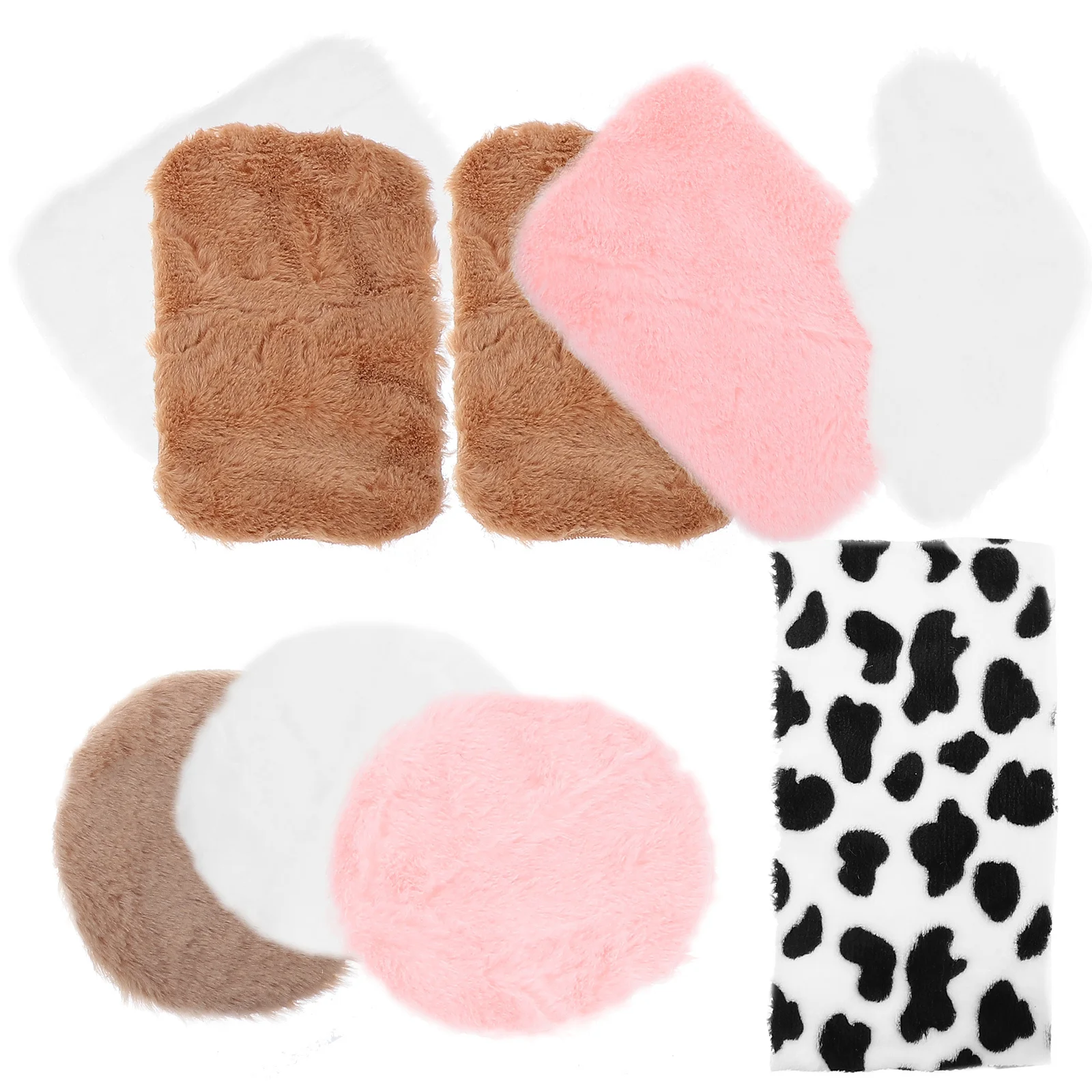 9 قطعة اكسسوارات المنزل الصغيرة سجاد مصغر سجاد منزل صغير الحصير أرضية صغيرة ديكور المناظر الطبيعية الصغيرة الزينة