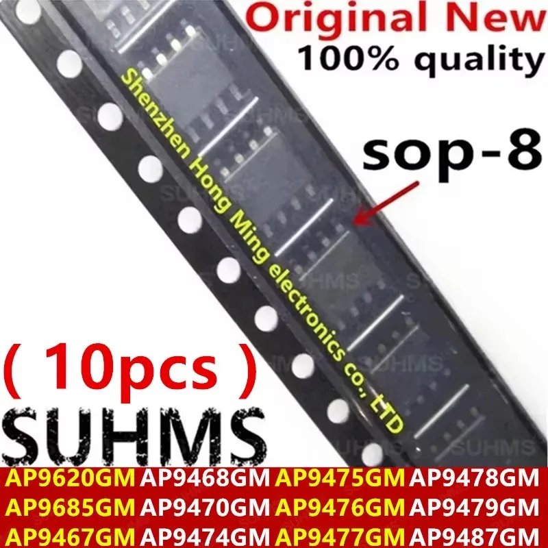 (10piece) New AP9620GM AP9685GM AP9467GM AP9468GM AP9470GM AP9474GM AP9475GM AP9476GM AP9477GM AP9478GM AP9479GM AP9487GM sop-8