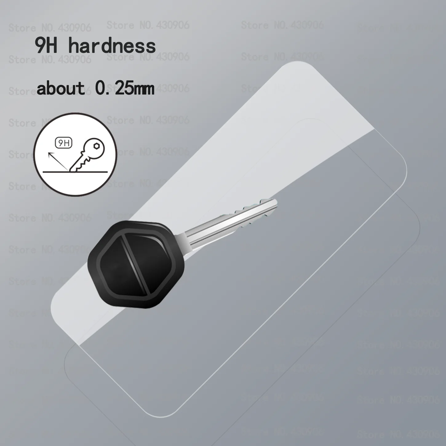 Für Xiaomi 17t Displayschutzfolie, hochwertige transparente Hartglasfolie für Xiaomi 17t 2.5D 9H – Detail 4