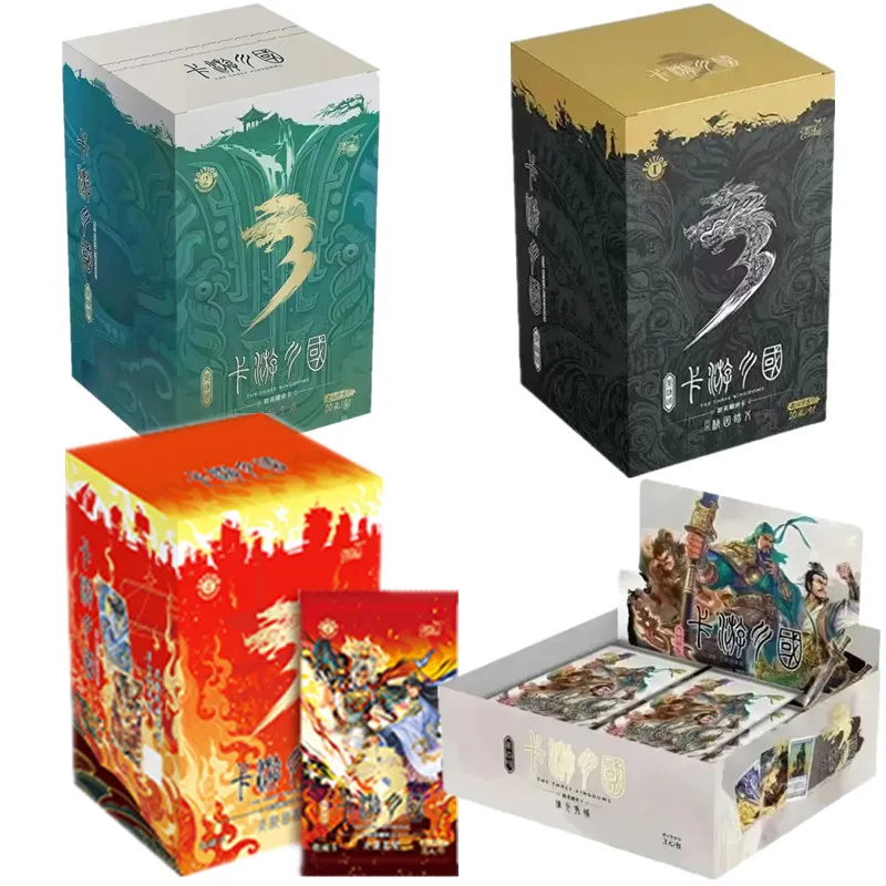 KAYOU Romance of The Three Kingdoms Chinese Style Cards Qunying Yaoshi Collection Card Heroes Ode Paper Hobby Kids Toys Gifts