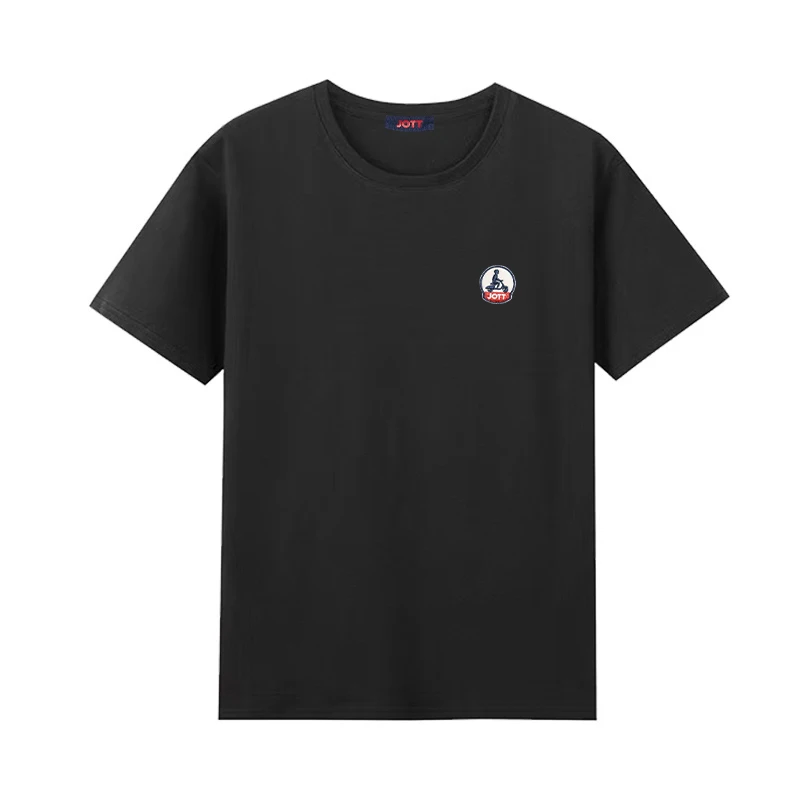 Europe Summer High Quality Tops 100%Cotton Men Women T-shirt Embroidery Logo Couple Casual Loose O-Neck Short Sleeve Tees image 2