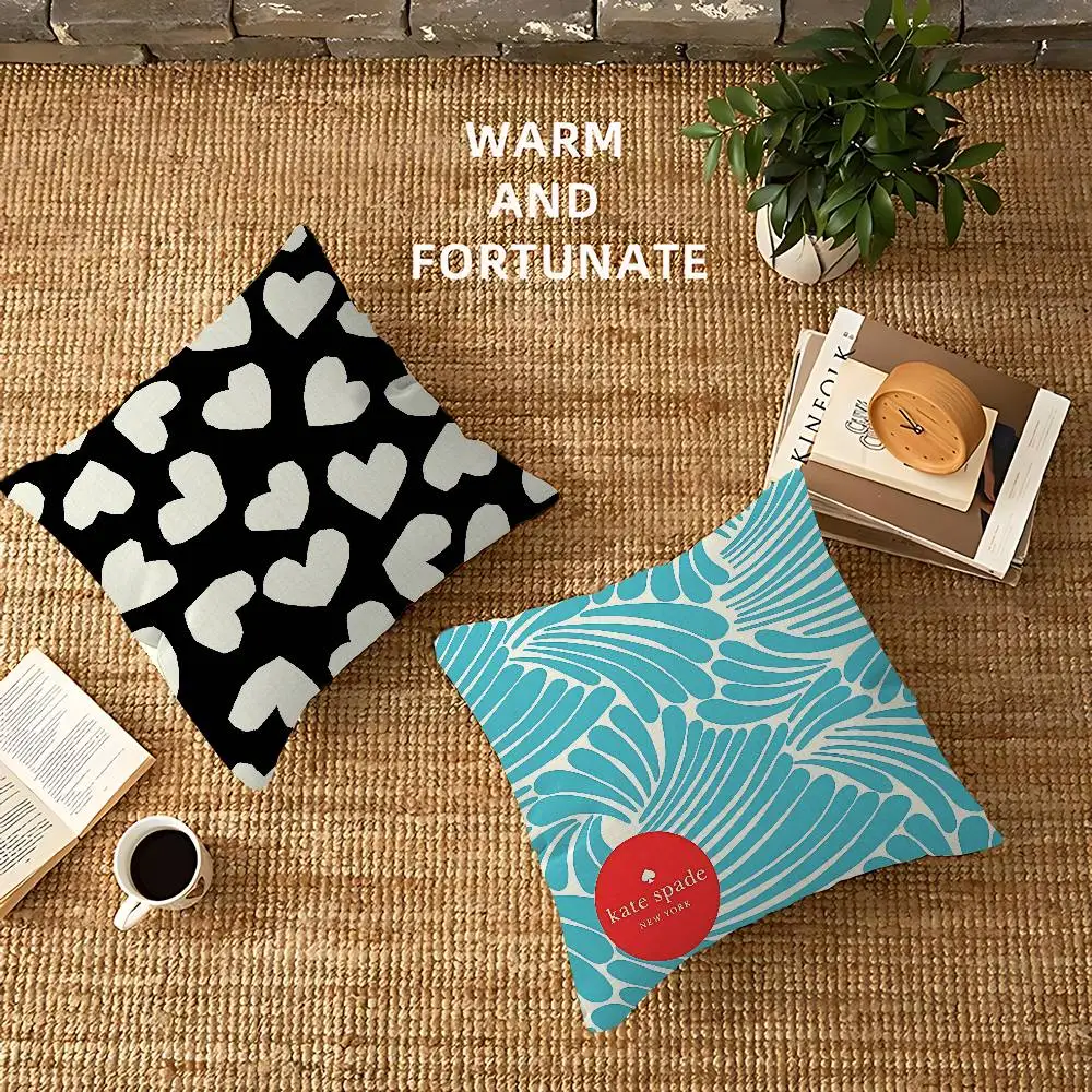 K-Kate Classic S-Spade Flower 45*45cm Cushion Cover Pillow Cover Decor Pillowcase Home Pillowcase for Couch Pillow
