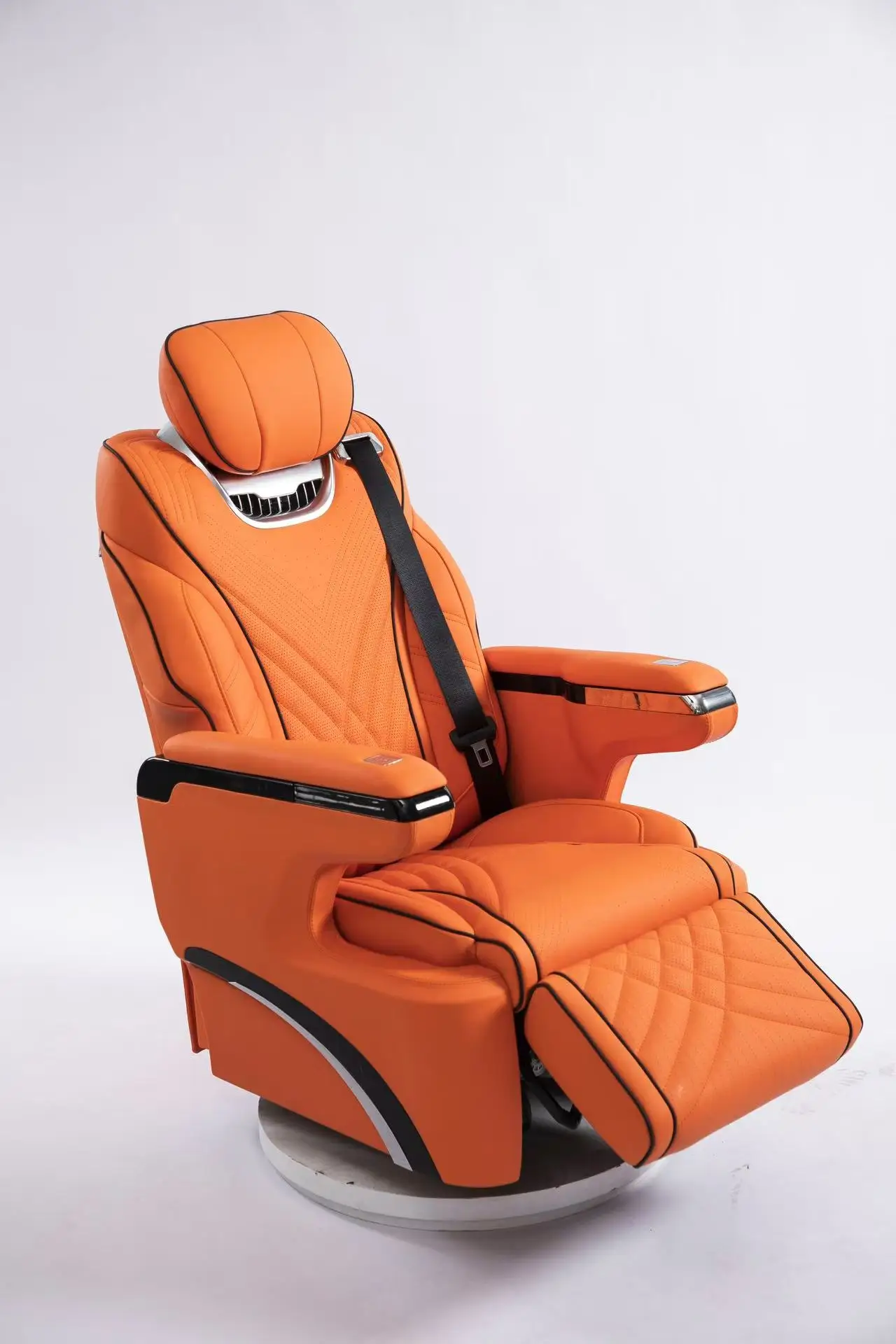 

Luxury VIP Carbon Fiber Sofa Seat Comfortable Design with PU Leather PVC Material Modified Car Seats