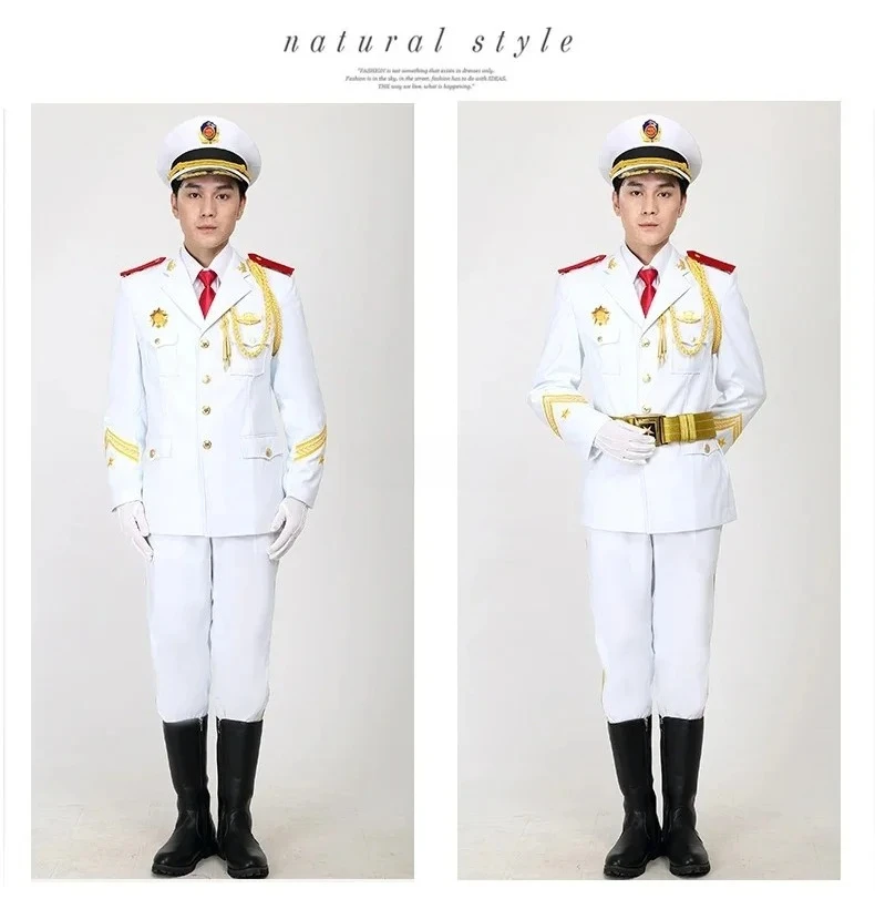 Air Navy Land military Uniform honor Army concierge Standard suits flag guards side team military orchestra performance Clothing
