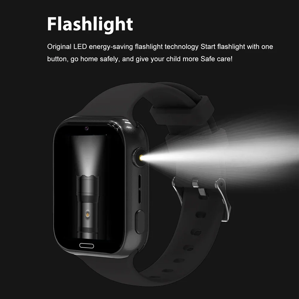 4G Smart Watch Kids Video Call Flashlight SOS Waterproof WiFi LBS Tracker Location Call Back Children\'s Smartwatch Camera