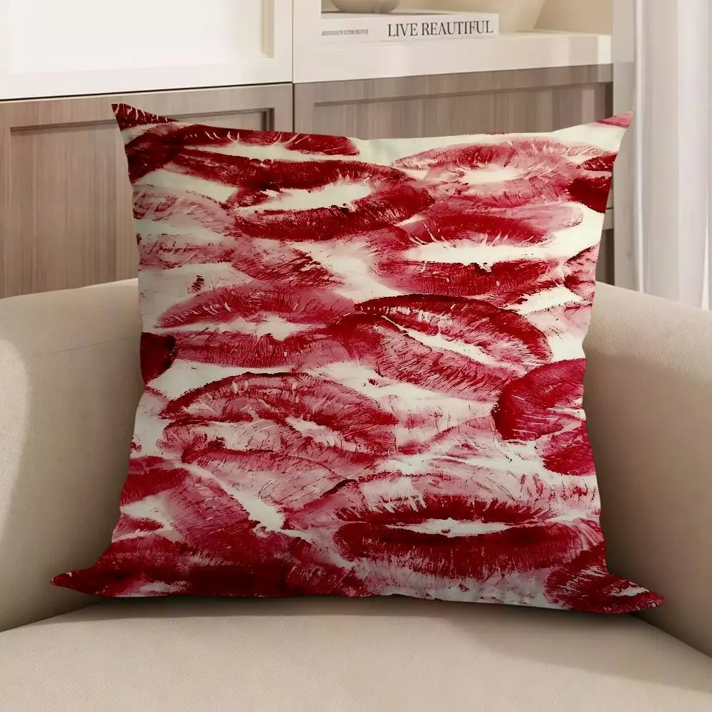 

Kiss Imprints Pillow Cover Design Cushion Cover Decor Holiday Decorati