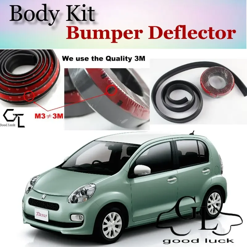 For TOYOTA Passo For Daihatsu Sirion Boon For Subaru Justy For Perodua MyVi Bumper Lip / Front Spoiler For Car Tuning / Strip