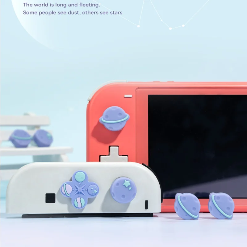 Милый D-pad с перекрестной кнопкой ABXY X, стикер для ключа, наклейка с рукояткой, чехол для Nintendo Switch NS Oled Joy-con, кожаный чехол