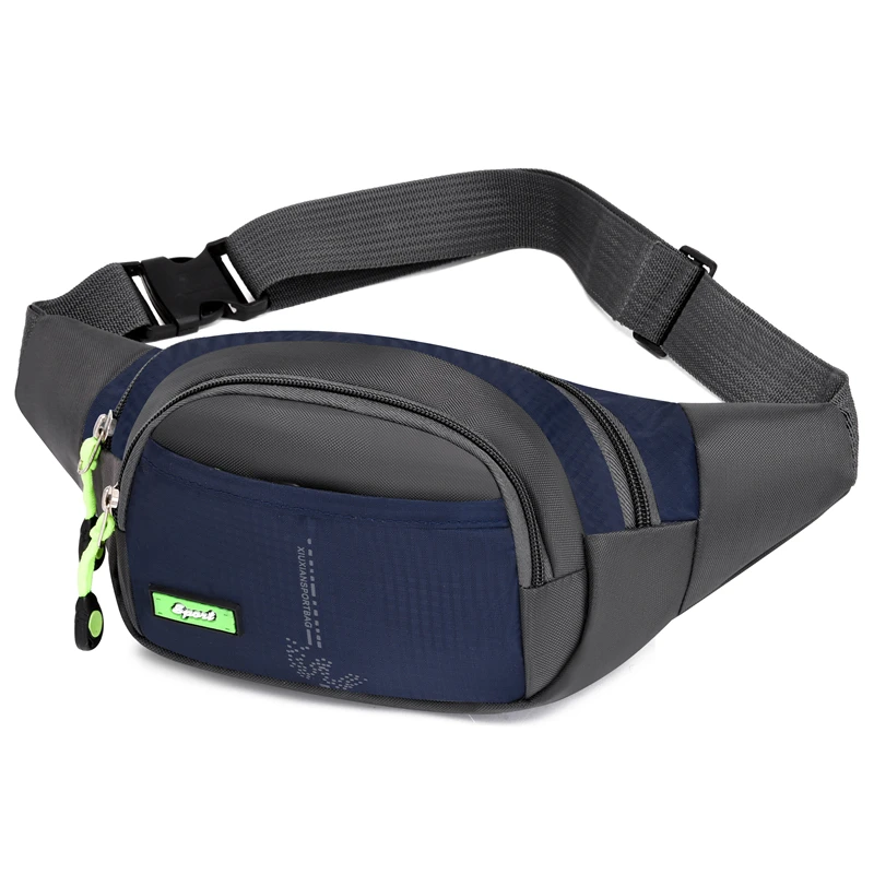 حقيبة خصر قابلة للتعديل بـ 6 ألوان - حقيبة هاتف متكاملة بنمط سحاب رياضي، ضرورية للمشي لمسافات طويلة في الهواء الطلق والجري وركوب الدراجات والداي