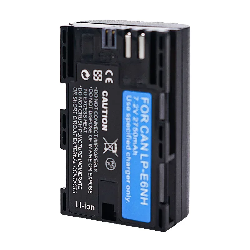 LP-E6NH 7,2 V 2750mAH аккумулятор подходит для камеры Canon EOS 5DS 5DSR 6Da 80D 90D 7D R6 R5 R7