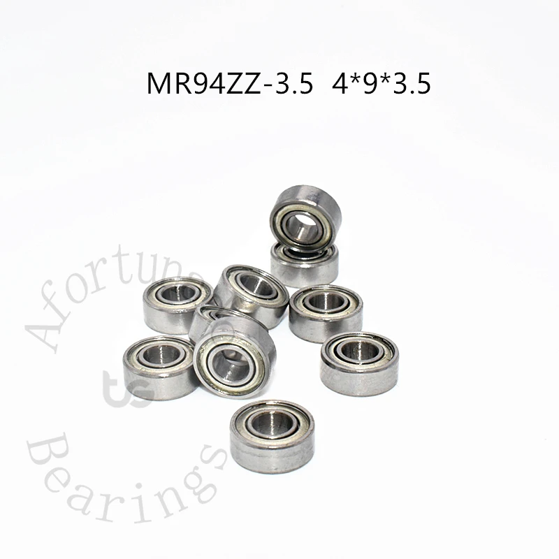 MR94ZZ-3.5 10PCS 4*9*3.5(mm) Metal Sealed Miniature chrome Steel Bearings
