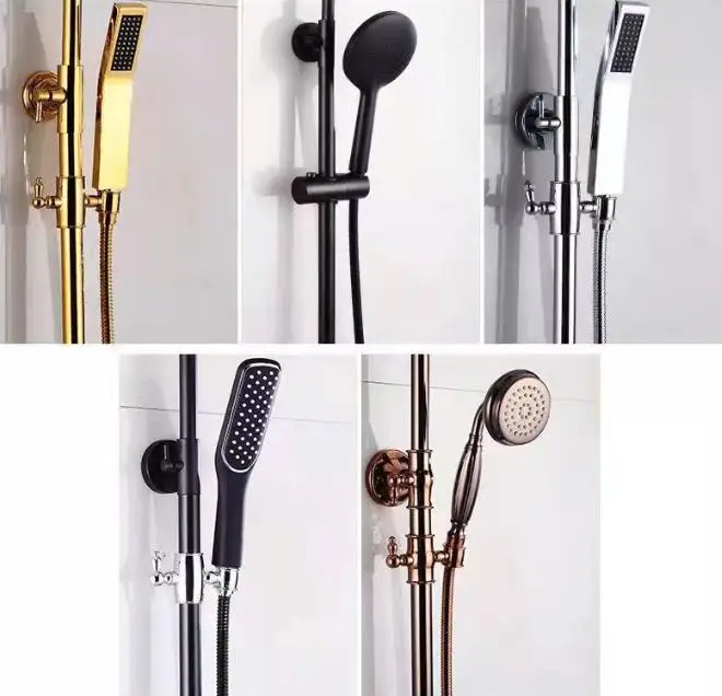 1.5/2 متر أسود/فضي دش خرطوم مرنة الفولاذ المقاوم للصدأ طويل الحمام دش الأنابيب تمديد الحمام دش خرطوم الملحقات #6