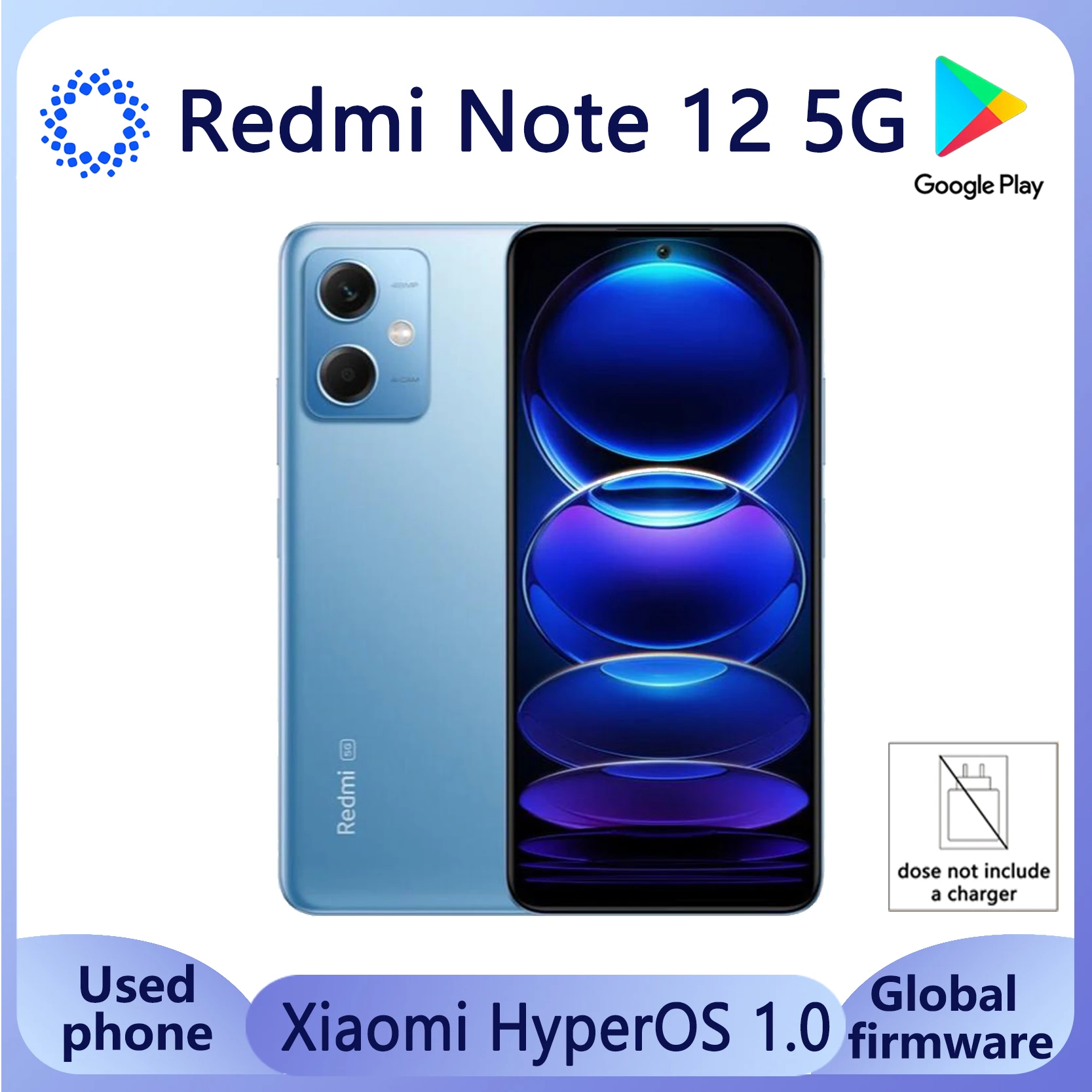 Xiaomi Redmi note 12 5G Phone hyperOS 1.0 6.67