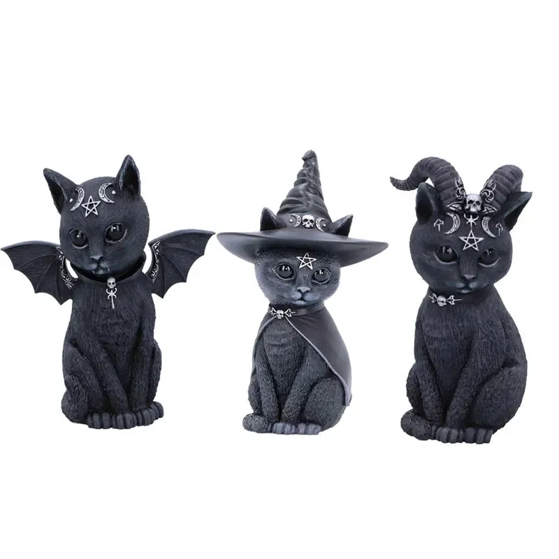チーター？Deco Figurine Black Cat 90 Kare Dekofigur Cat 90