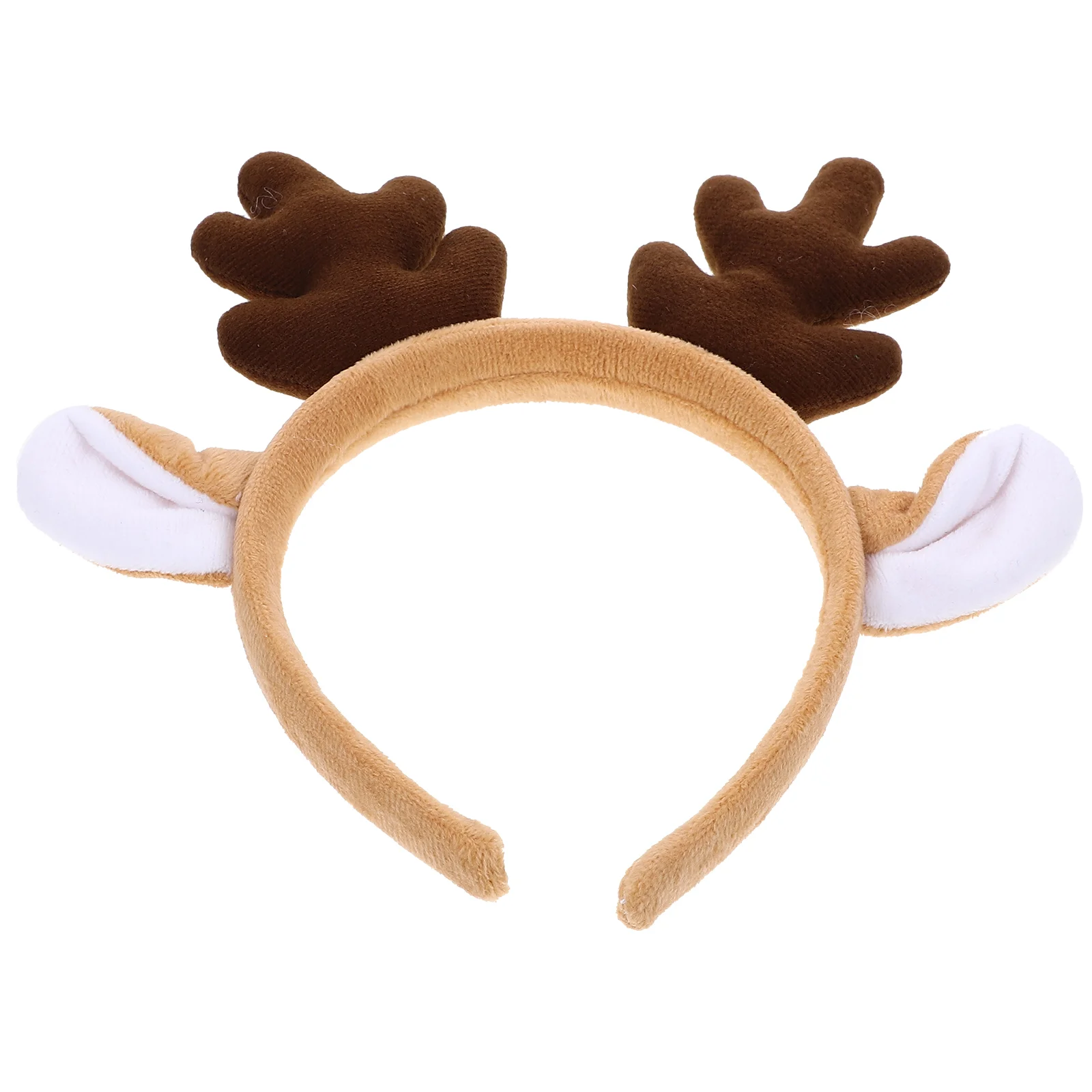 

Christmas Antler Headband Reindeer Ear Face Xmas Hair Hoops Party Headdresses Props