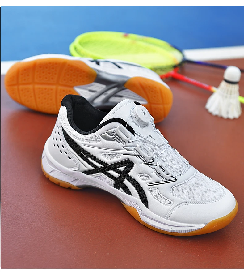 Description Picture 3 of itemLightweight Men Badminton Shoes Breathable Indoor Athletic Training Sneakers Anti Slip Volleyball Tennis Couple Sports Shoes