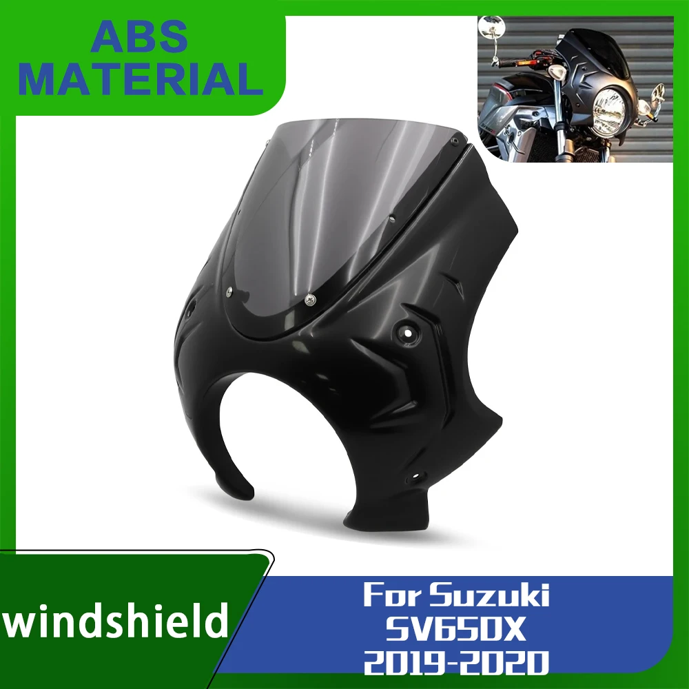 For Suzuki SV650X sv650x 2019-2020 Motorcycle Front Screen Windscreen Windshield Wind Screen Deflectors Protector Accessories