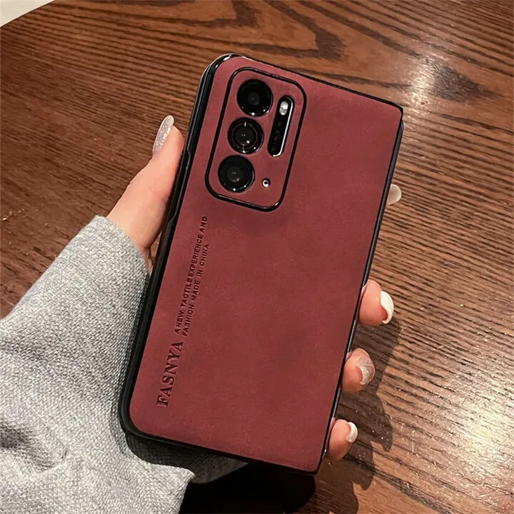 

For OPPO Find N Phone Case Folding Screen New Minimalist Frosted Sheepskin Ultra-thin All Inclusive Anti Fall Protective Cover