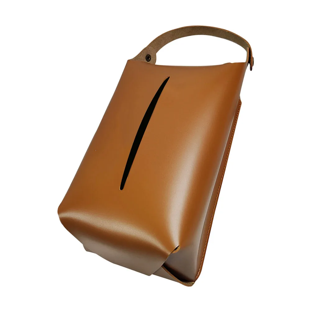 

Tissue Box Napkin Container Holder Concise Travel Boxes Cover Breathable Waterproof Desktop Car Storage