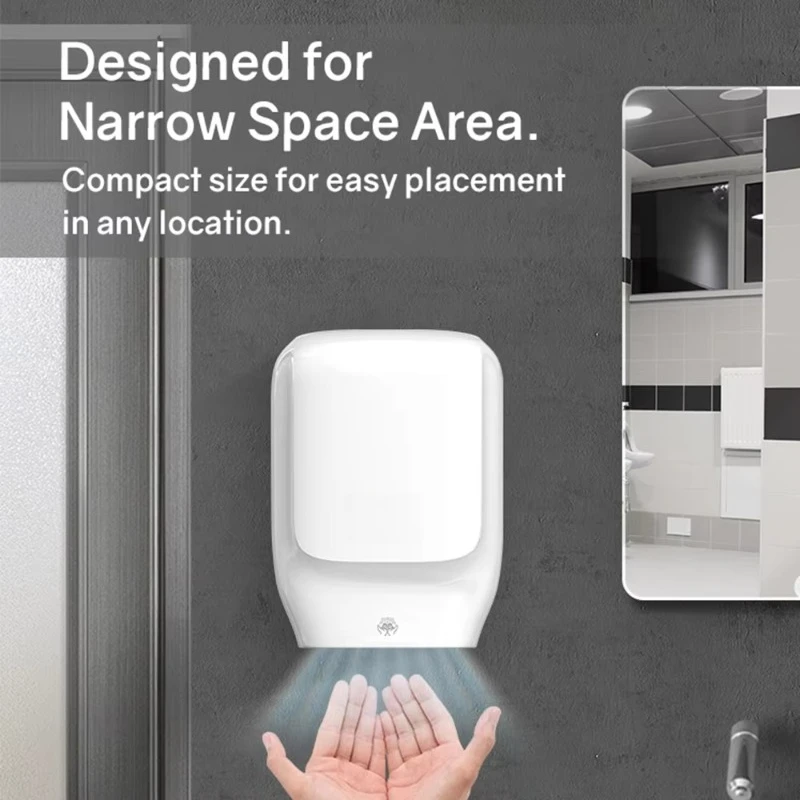 Best Warm Air Dry High-Speed Hand Dryer Wall Mounted Plastic ABS Hotel Hospital Office bar Commercial Automatic Hand Dryer