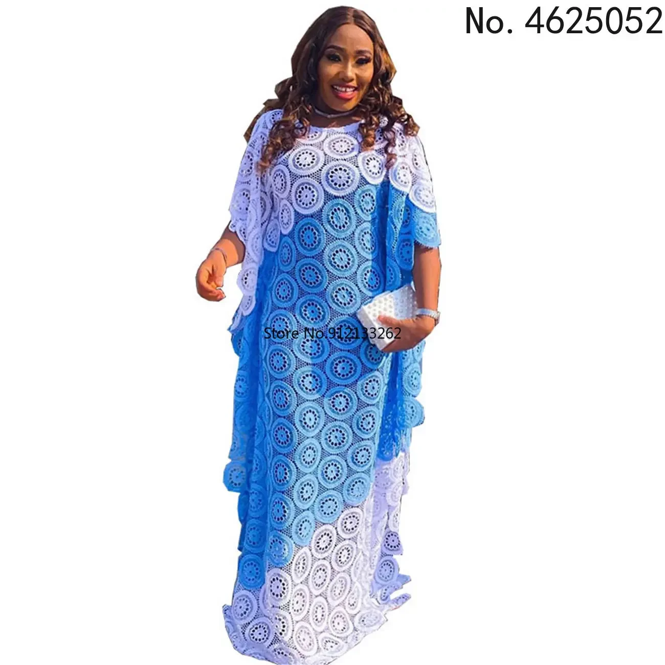 Afrykańskie sukienki imprezowe dla kobiet Elegancka koronkowa odzież afrykańska Nowa moda muzułmańska Abayas Dashiki Robe Kaftan Długa sukienka maxi