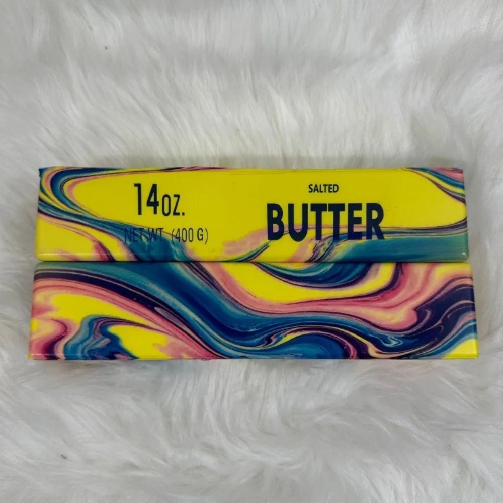 Slow Rebound Butter Stick Fidget Toy Stretchy Soft Butter Stick Squishy Toy Multicolor Elastic Cheese Stick Squishy Toy