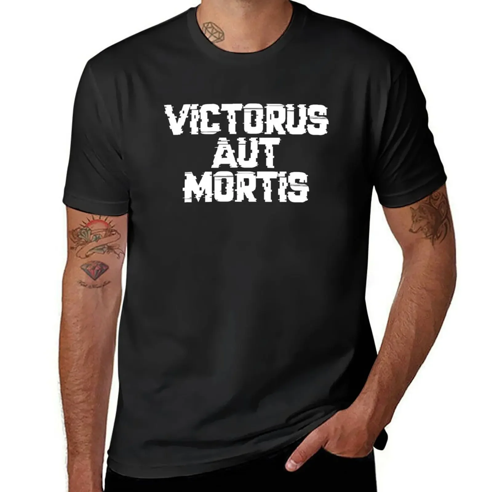 Victorus Aut Mortis - Marines Battle Cry T-Shirt blanks graphic tee shirt blue archive plain white t shirts men