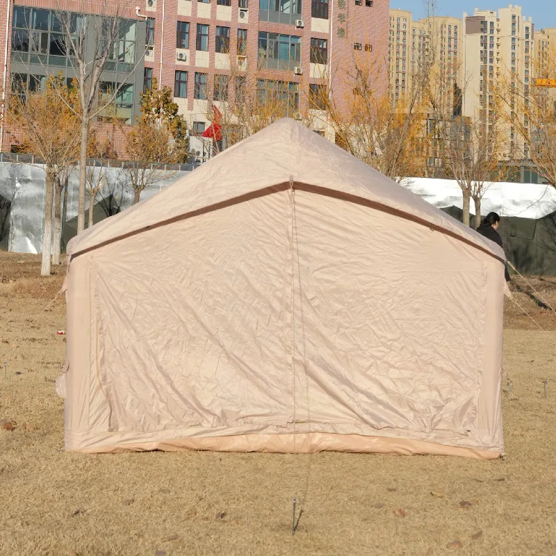 

Hot Sale New Design Four-Season Glamping Inflatable Oxford Fabric Outdoor Camping Tent 3000mm Waterproof 1-4 People Capacity