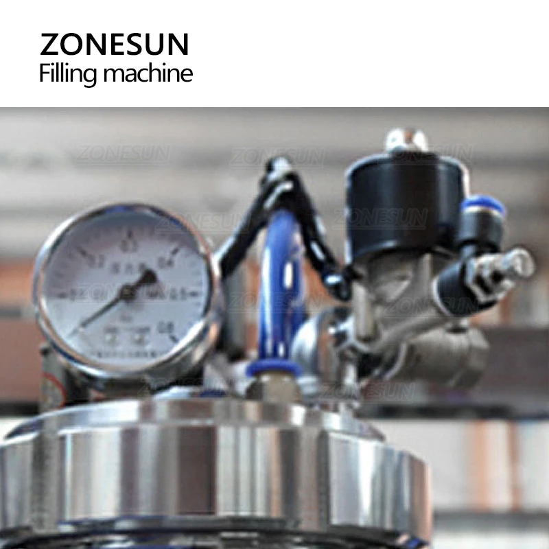 ZONESUN 액체 충전 기계 0.25-2.5L 장비 거품 맥주 탄산 폭기 음료 스파클링 물병 생산