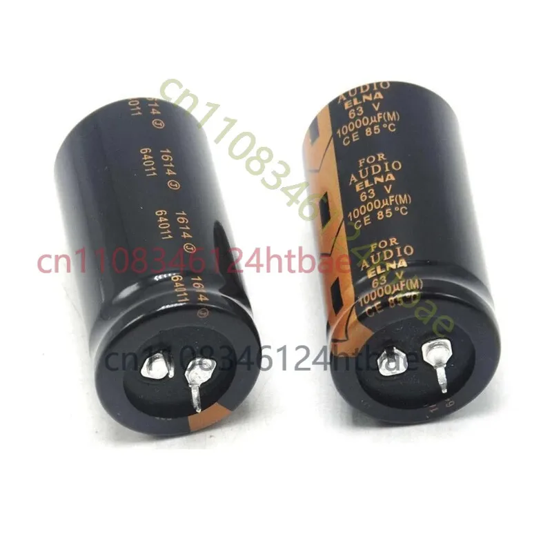 For Audio Capacitor, 4PCS ELNA 10000uF 63V Hi-Fi Audio Electrolytic Capacitor Fever Amplifier Capacitor