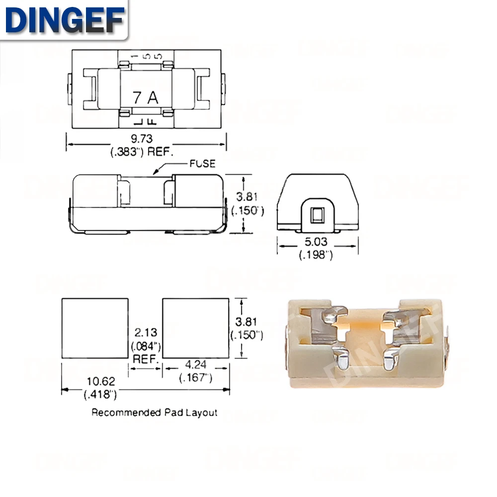 10PCS 1808 SMD ฟิวส์ฟิวส์ติดตั้งบนพื้นผิวที่ออกฤทธิ์อย่างรวดเร็ว 0.5A 0.75A 3A 4A 5A 6.3A 10A 12A 15A 500MA 750MA สำหรับวงจร PCB ป้องกัน