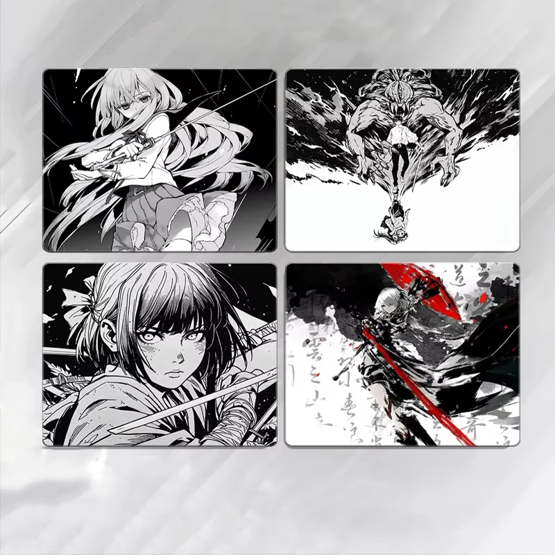Cool Hot Anime Pattern Glass Mouse Pad Tempered Smooth Keyboard Pad Upgraded Gaming Accessories Customizable Pattern Mouse Pad