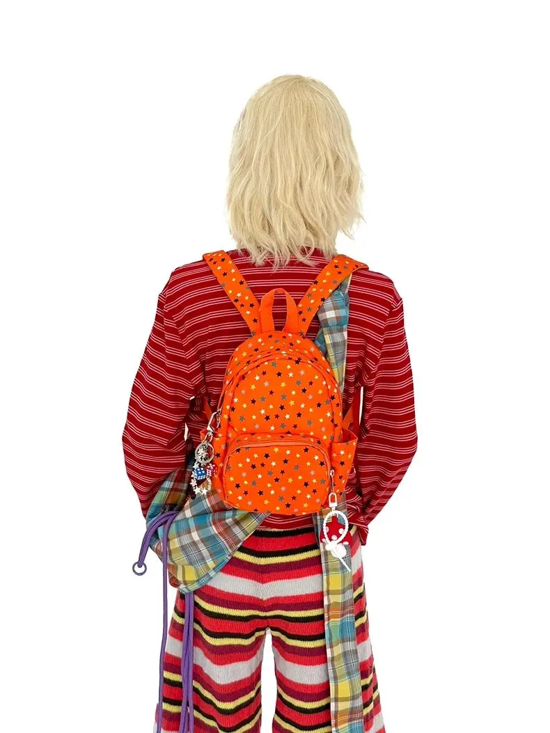 Backpack Summer Nylon 2025 New Fashion Small Backpack Unisex Star Dot Bags for Women