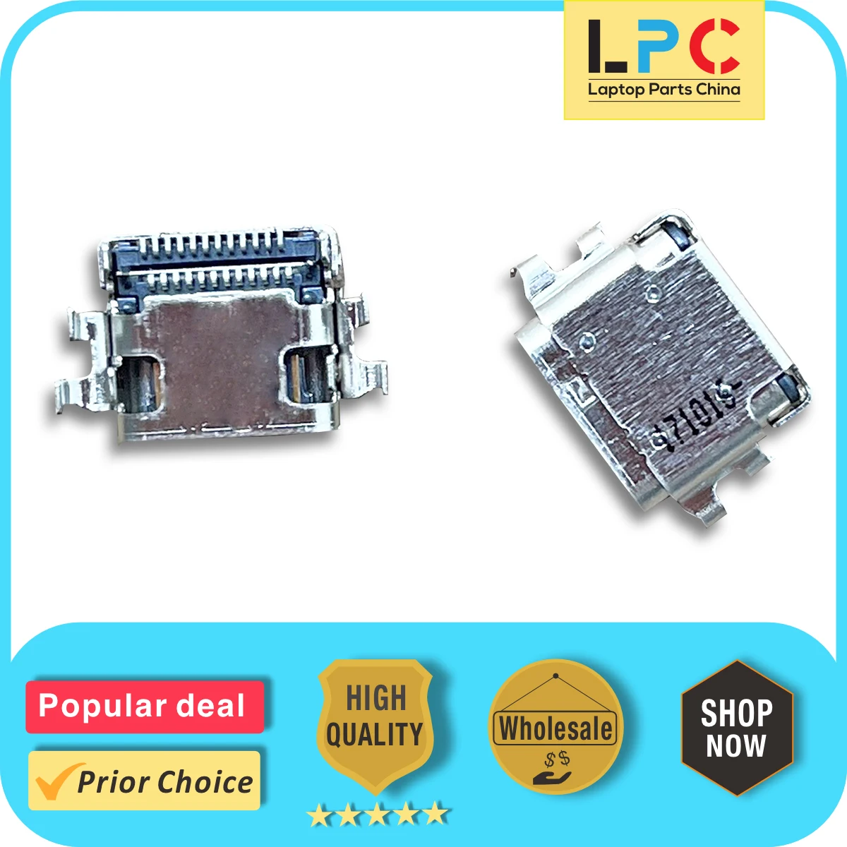 USB Type-C For HP 1020 G2 1040 G5 G6 Series DC Power Jack Charging Port Socket Connector Original New
