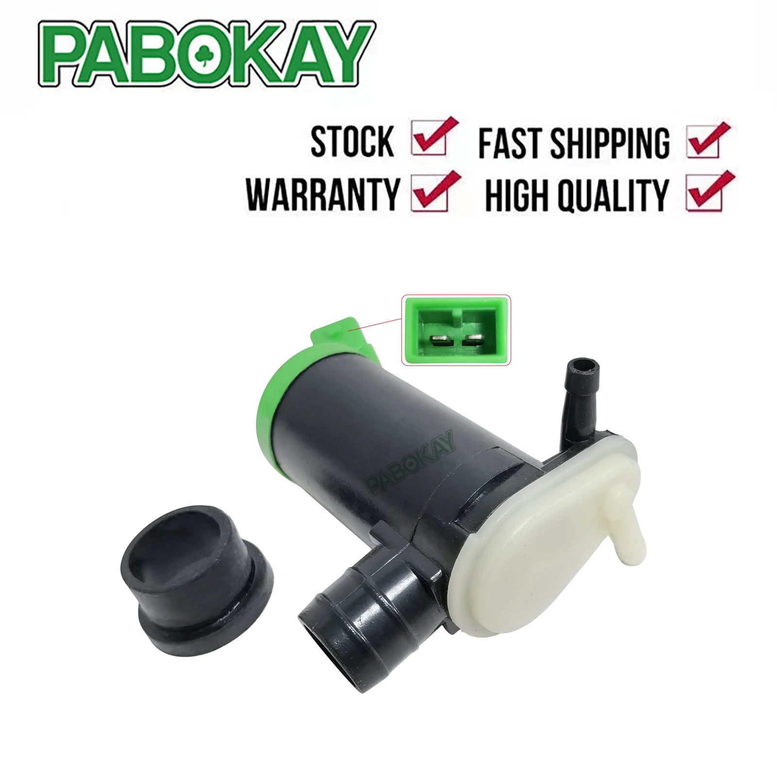 For Peugeot 106 206 306 406 806 Partner Twin Outlet Citroen AX Windscreen Washer Pump 7003178 643460 9612358180 643458 9169611