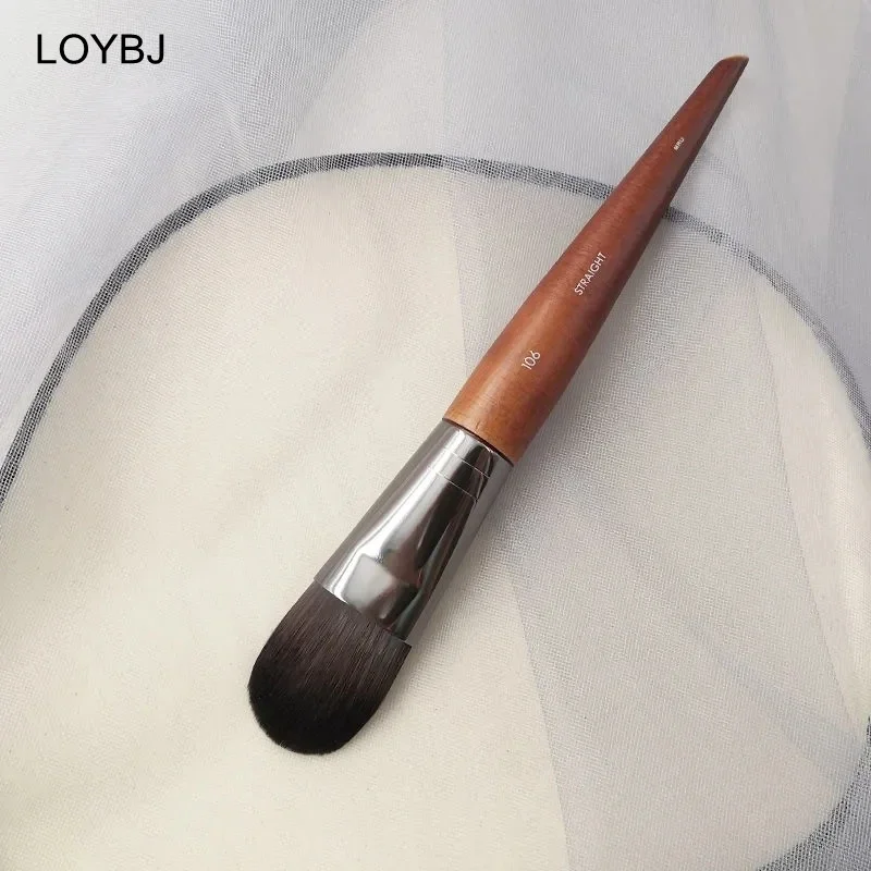 LOYBJ Professional Foundation Brush Cosmetics Flat Makeup Brushes Liquid Foundation Powder Concealer Contour Make Up Beauty Tool