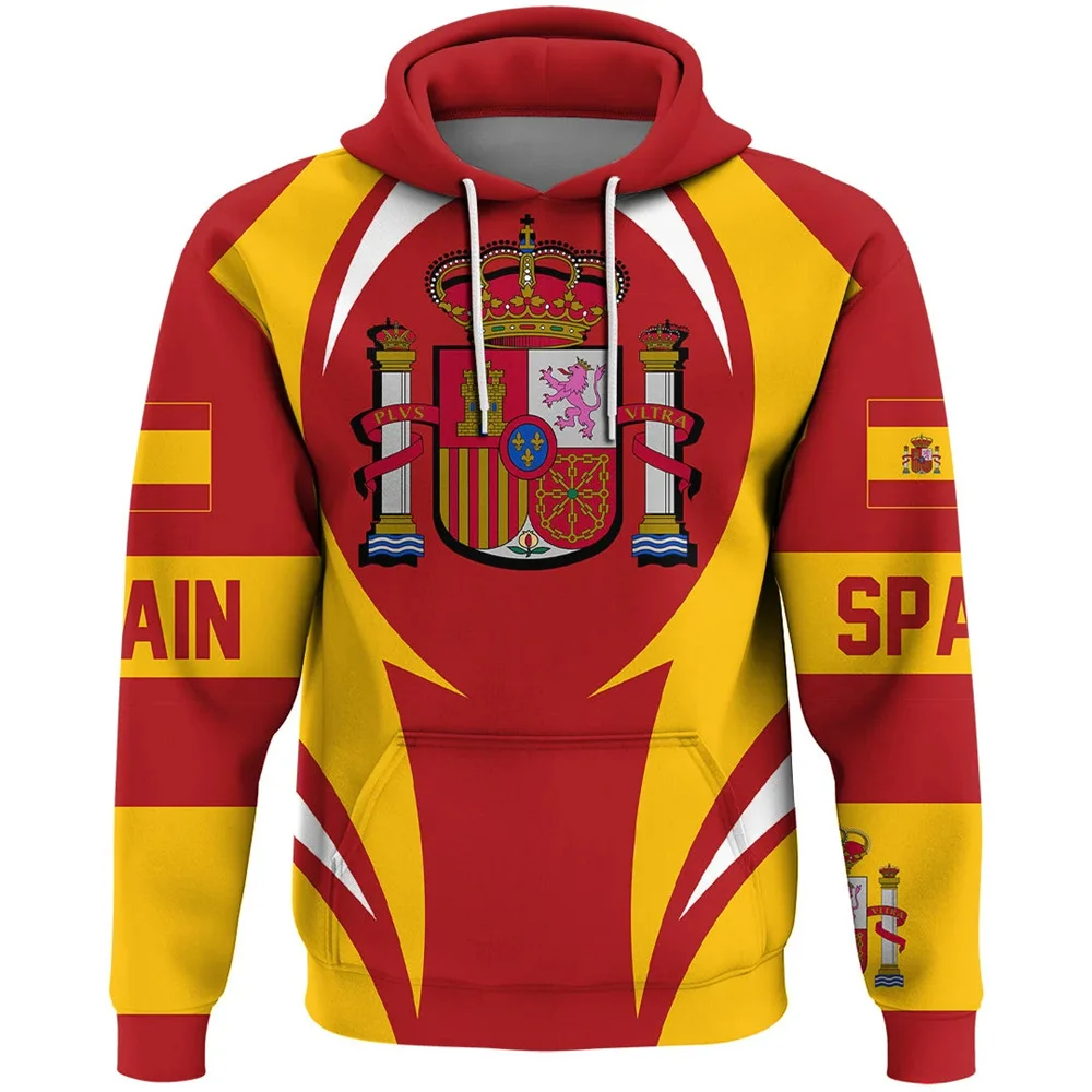 Pop Espana Christmas Gifts Hoodie 3D Spain National Flag Graphic Hoodies for Men Clothing Women Sweatshirt Fashion y2k Pullovers