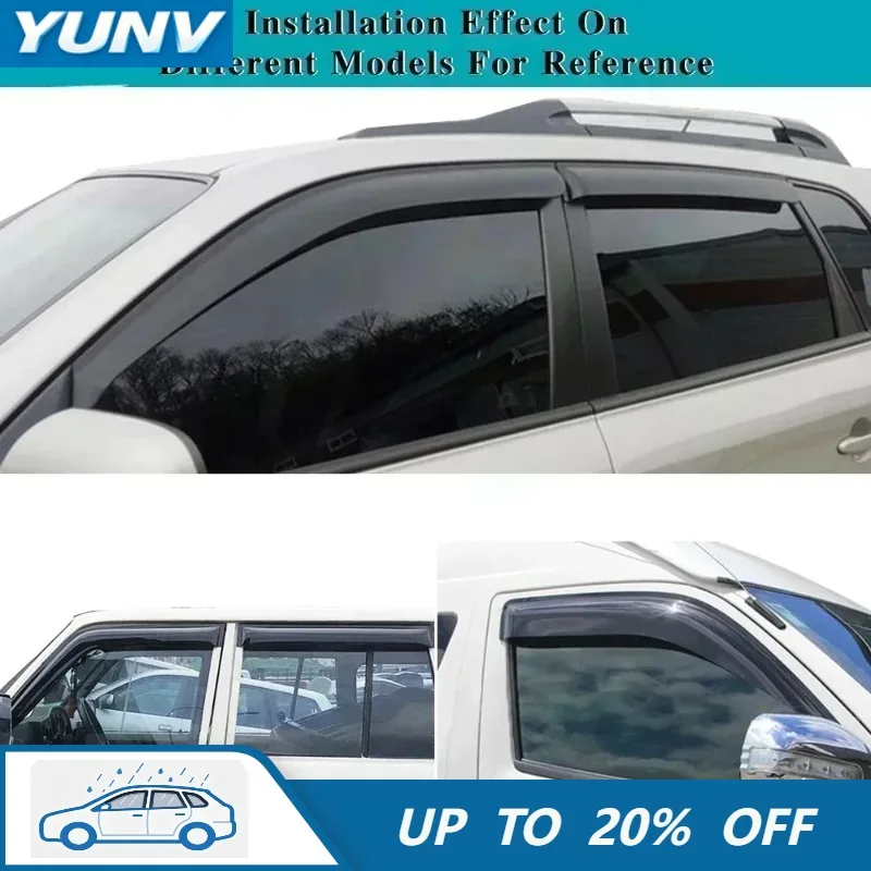 Дефлектор окон YUNV для Suzuki GRAND VITARA GT 1999-2005, защита от дождя, боковой вентиляционный дефлектор, накладной внешний монтаж.