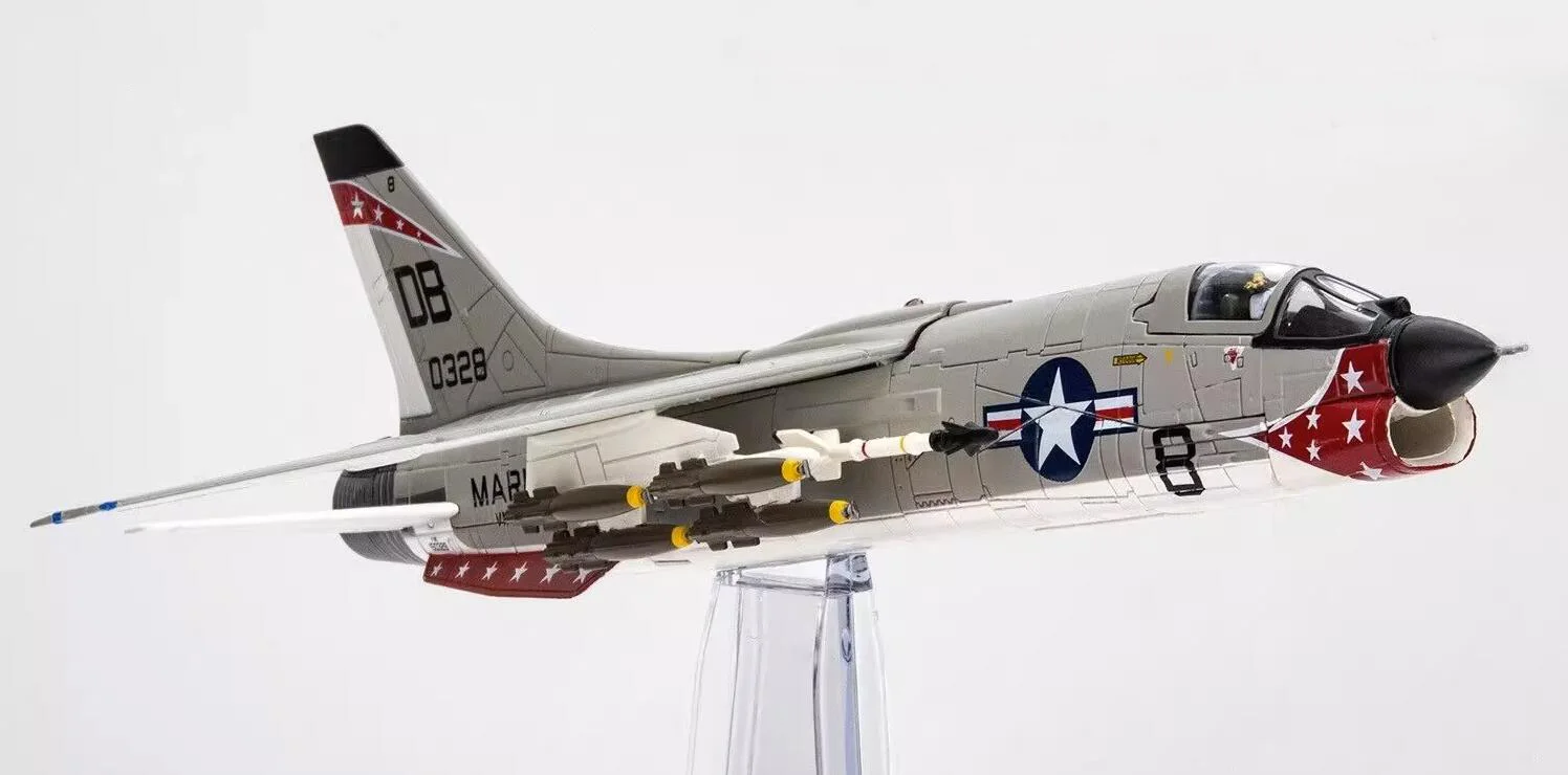 Fine 1/72 CWUS F-8E F8 Fighter Model VMF (AW) -235  Alloy Collection Model