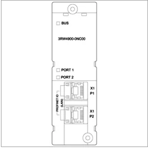 Communication module  PROFINET  3RW4900-0nc00 for Sirius soft starter 3RW44