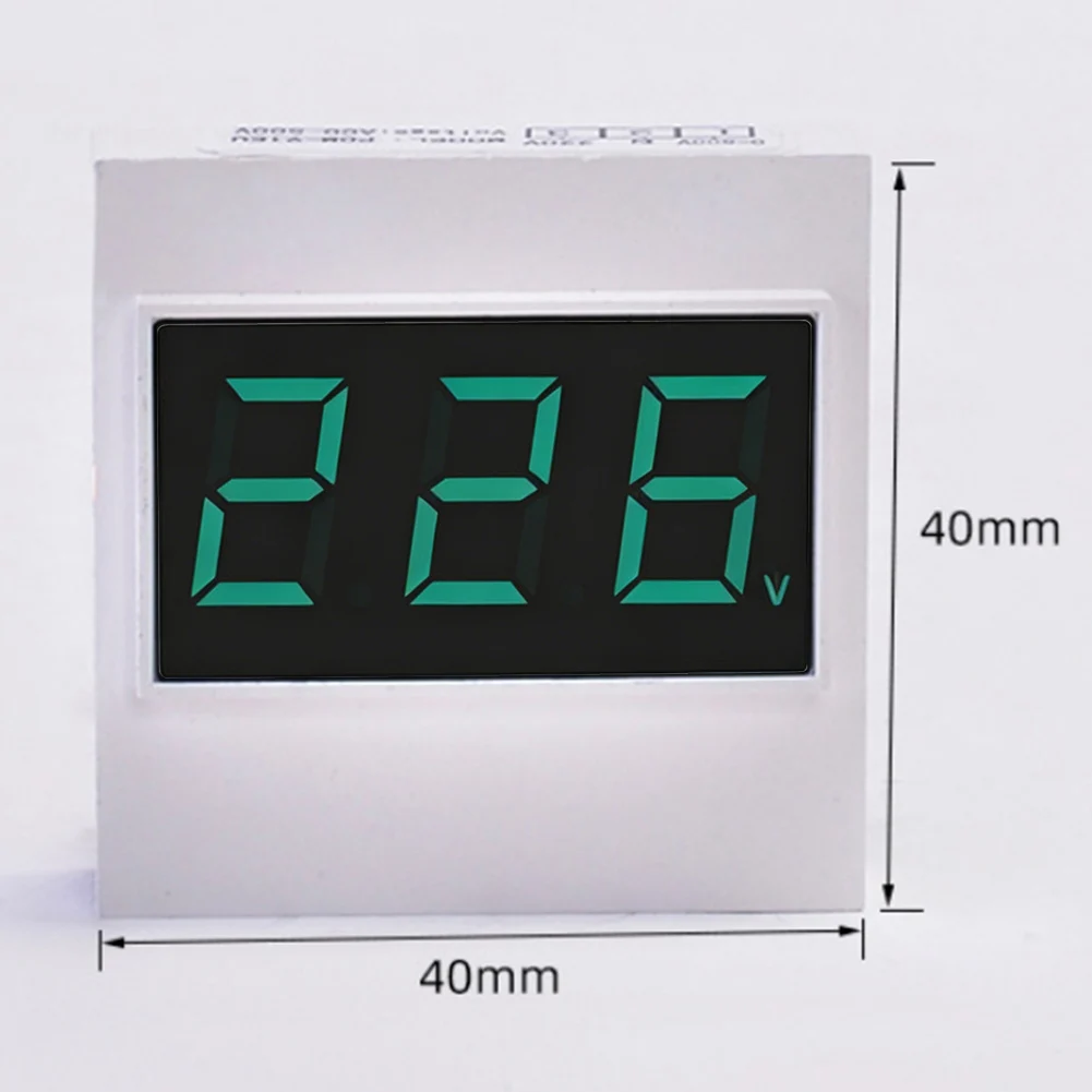 Voltage Tester AC Voltmeter For Household Mains Monitoring Low Power Consumption Design Supply Voltage Tester Voltage