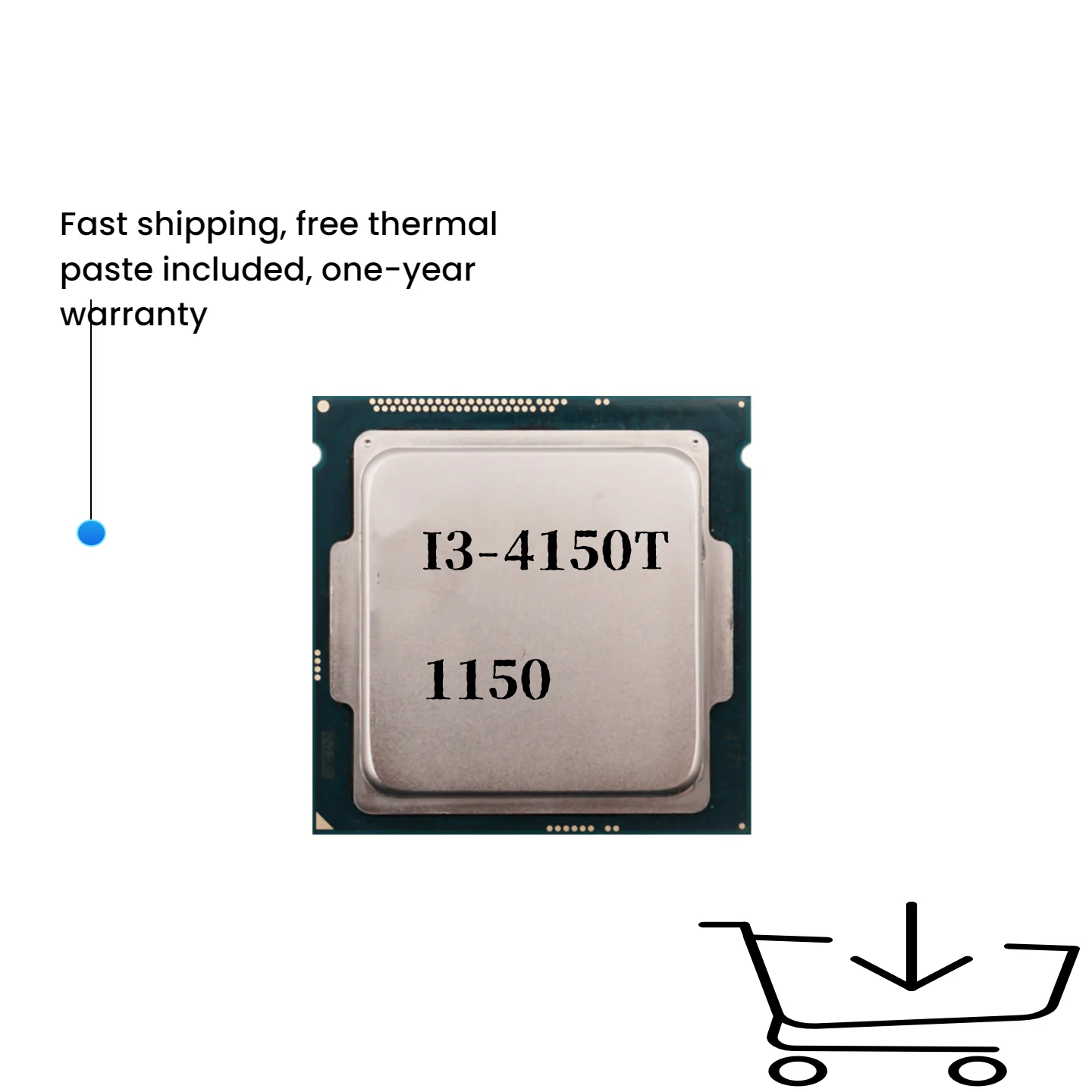 

Двухъядерный процессор Core i3 4150T i3-4150T, 3,0 ГГц, LGA 1150